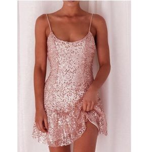 Sequin mini dress